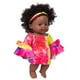thumbnail image 4 of Juguete de vinilo para bebé negro, bebé negro africano, lindo bebé negro rizado, juguete de vinilo para bebé de 30 cm para niños, muñeca de moda para jugar, cumpleaños, 4 of 7