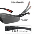 thumbnail image 4 of Xaegistac Shooting Glasses Anti-fog Shooting Range Eye Protection, Adjustable Safety Glasses with Zipper Hard Case, 4 of 8