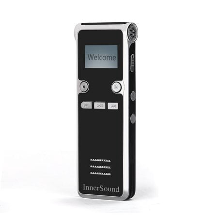 Digital Voice Activated Recorder- Easy HD Recording of Lectures and Meetings with Double Microphone, Noise Reduction Audio, Sound, Portable Mini Tape Dictaphone, MP3, USB,