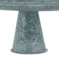 thumbnail image 6 of DecMode 12" x 7" Gray Metal Galvanized Decorative Stand, 1-Piece, 6 of 9