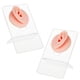 thumbnail image 1 of 2 expositores de orejas de silicona flexibles con soportes de acrílico., 1 of 9