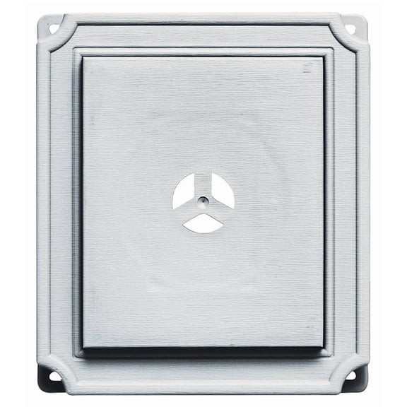 Builders Edge 1.3001E11 Scallop Mounting Block - White