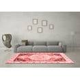 thumbnail image 3 of Ahgly Company Indoor Rectangle Abstract Red Modern Area Rugs, 2' x 5', 3 of 4
