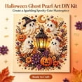 thumbnail image 6 of Halloween Ghost Pearl Art DIY Kit, Cute 3D Diamond Painting Crafts for Adults, Beginner DIY Fall Home Decor Wall Art, Beginner DIY Seasonal Party Gift, 6 of 7