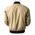 thumbnail image 4 of Ma Croix Mens Bomber Jacket Slim Fit Lightweight Casual Windbreaker Outerwear, 4 of 7