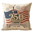 thumbnail image 7 of 4th of July 250th Anniversary Pillow Cover Party Decoration Patriotic Red White Blue Independence Day 1776-2026 Memorial Day USA Gifts, 7 of 7