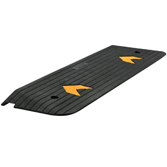 VEVOR Rubber Threshold Ramp Door Ramp 1" Rise 33069 lbs Load Rubber Curb Ramp