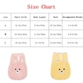 thumbnail image 5 of Bear Dog Dress Harness D-Ring, Cotton Blend Pet Costume Outfit for Small Medium Dogs Cats Daily Walks S M L, Yellow Pink, 5 of 13