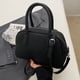 thumbnail image 3 of Bolso de hombro a la moda para mujer bolso Hobo elegante con correa ajustable de cuero PU de Color sólido, 3 of 7