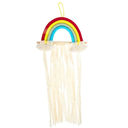 

NUOLUX Rainbow Hairpin Storage Belt Hair Clips Holder Headdress Organizer Wall Decor