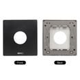 thumbnail image 3 of Grommet Wall Plate PC Decoration Wall Panel with 0.9 Inch Cable Through Black, 3 of 4