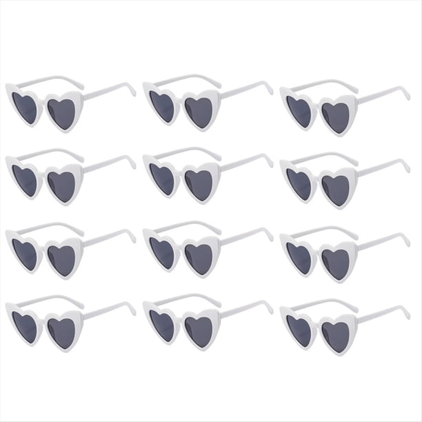 Boda Gafas de Sol en Forma de Corazón Despedida de Soltera Gafas Dama de Regalos para Padrinos de Boda