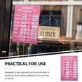 thumbnail image 4 of EeaseCA Business Hours Self-adhesive Stickers Business Hours Signs Rewritable Open Signs Sticker, 4 of 8