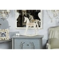 thumbnail image 6 of 14" x 15" Light Brown Wood Horse Sculpture, by DecMode, 6 of 13