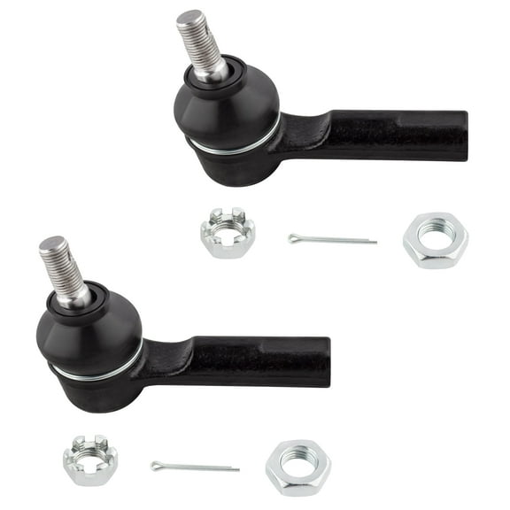 BOXI 2pcs Front Outer Tie Rod Ends Fit for Infiniti I30 1996-2001/I35 2002-2004 / for Nissan 240sx 1995-1998/Maxima 1995-2008/Altima 2002-2006 | ES3407 ES3438