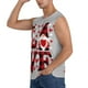 thumbnail image 3 of Fotbe Buffalo Plaid Love And Gnome Men's Camiseta sin Mangas Estampada para Hombres, Playera Casual para Gimnasio, Entrenamiento, Playa-Medium, 3 of 7