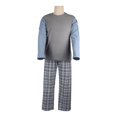 thumbnail image 1 of Pijama George Talla CH Cuadros Gris Medio con Azul Obscuro, 1 of 4