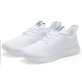 thumbnail image 7 of Men's Walking Shoes Ultra Lightweight Breathable Running Shoes Non Slip Athletic Fashion Sneakers White Size 9.5, 7 of 7
