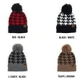 thumbnail image 5 of CC Houndstooth Beanie, 5 of 10