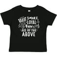 thumbnail image 3 of Inktastic Brave Smart Loyal Kind Fun Loved All of the Above Boys or Girls Baby T-Shirt, 3 of 5