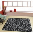 thumbnail image 2 of Furnishmyplace Giraffe Black Grey Area Rug for Living Room, Dining Room, Kids 11' x 11' - Natural/Criss Cross, 2 of 5