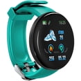 thumbnail image 1 of Tholdsy Reloj inteligente inalámbrico de plástico Pantalla redonda portátil Reloj de compatible con Bluetooth de presión arterial alimentado Relojes inteligentes Verde, 1 of 6