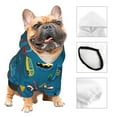 thumbnail image 4 of Bingfone Transportations With Buildings Dog Clothes Hoodie, Pet Winter Coat,Puppy Sweatshirts For Small Dogs Boy Girl,Suitable For All Breeds-Small, 4 of 9