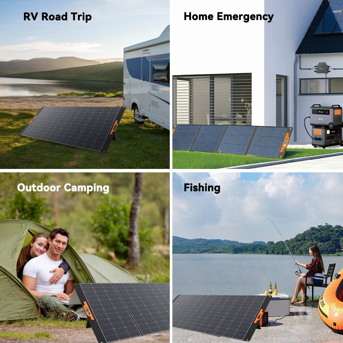 OSCAL PM 400W Foldable Solar Panel IP65 Waterproof Portable Solar Panel