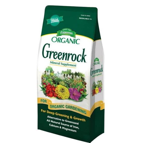 Espoma Organic Greenrock Natural Mineral Supplement, Promotes Deep Greening & Growth, 7lb