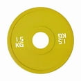 thumbnail image 1 of Disco de peso fraccional Fácil de transportar Disco compacto de cambio pequeño Discos de barra Amarillo 15 kg, 1 of 9