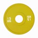 thumbnail image 1 of Disco de peso fraccional, disco de cambio pequeño, discos de barra fáciles de almacenar, entrenamiento Amarillo 15 kg, 1 of 9