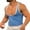 Blue, variant on Hyknon Tank Tops Men Spring And Summer Slim Slim Fitness Top Solid Color Singlet Summer Fashion Soft Breathable Loose Fitting Pullover Workout Tops
