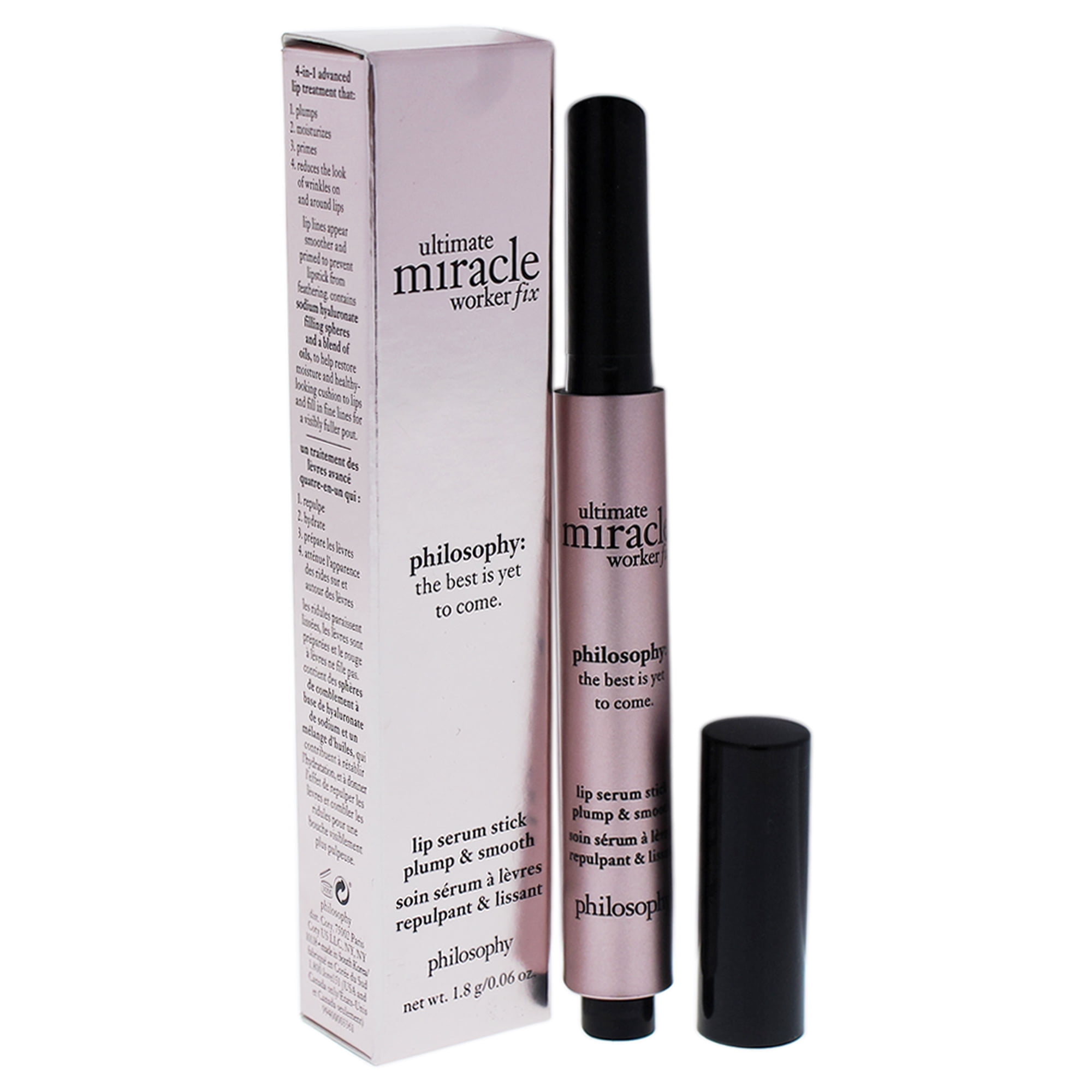 Ultimate Miracle Worker Fix Lip Serum Stick by Philosophy for Women - 0.06 oz Lip Treatment