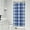 Blue and White, variant on Blue Checkerboard Checkered Pattern Shower Curtain 72"x72" ,Bathroom Decorative Shower Curtains Set with 12 Hooks,Modern Waterproof Washable Shower Curtain