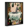 thumbnail image 3 of Stupell Industries Clean Bubble Bath Zebra Animals Painting Black Framed Art Print Wall Art, 12 x 12, 3 of 8