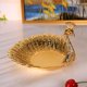thumbnail image 4 of Plato de fruta en forma de pavo real, plato de lujo delicado para pájaros, plato seco, bandeja de aperitivos, cuenco de tuerca, mesa, fiesta de boda, decoración del hogar Feliz Sencillez, 4 of 5