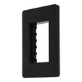 thumbnail image 2 of Placa 3 Modulos Unno Plastico Negro, 2 of 3