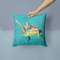 thumbnail image 2 of Carolines Treasures 8672PW1414 Turtle Fabric Decorative Pillow 14HX14W multicolor, 2 of 4