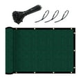 thumbnail image 3 of Jane Stone Fence Privacy Screen 6’X 25' Fence Commercial Shade Cover with Brass Grommets Heavy Duty Perfect for Outdoor Back Yard-Dark Green, 3 of 6