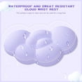 thumbnail image 2 of Manbasnake Memory Foam Cloud Mouse Pad with Wrist Rest & Cup Coaster, Purple, 2 of 7