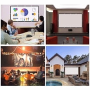 Projector Screen 150in Double Sided Projection for Home Theater Outdoor Indoor