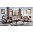 thumbnail image 6 of Pemberly Row Modern Sofa with 5 Pillows in Taupe and Antique Oak, 6 of 6