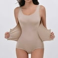 thumbnail image 6 of Fewfanhot Women's Shapewear Bodysuit Tummy Control Body Shaper Padded Bra Seamless Smooth & Comfy Waist Body Suit, 6 of 9