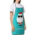 thumbnail image 4 of Disketp Cute Santa Claus Kitchen Apron with adjustable Aprons for Women with Pockets Cooking Powder Pink Apron, 4 of 7