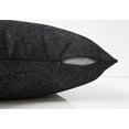 thumbnail image 3 of PILLOW - 18"X 18" / BLACK FEATHERED VELVET / 1PC, 3 of 4