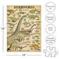 thumbnail image 2 of Smithsonian Herbivores 500 Piece Jigsaw Puzzle, 2 of 7