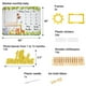 thumbnail image 2 of Cartel fotográfico Monthly Milestone Blanket A&JS Tots Baby, 60 x 40 +1 año, 2 of 7