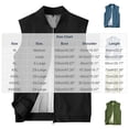 thumbnail image 3 of Ecqkame Men's Sleeveless Vests Casual Solid Color Zip-Up Workout Running Athletic Workout Vest with Pockets Green XL, 3 of 4