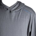 thumbnail image 4 of Realtree Youth Long Sleeve Performance Fishing Hoodie, Heathered Light Grey, L, 4 of 13