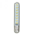 thumbnail image 3 of Farfi Portable 8 LED 5V Mini Reading Lamp Eye Caring USB Light for Power Bank Laptop (White Light), 3 of 4